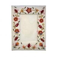 Embroidered Picture Frame (Single) - Pomegranates FES-2
