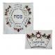 Embroidered Matzah Cover Set - Mah Nishtana MME-AME-3